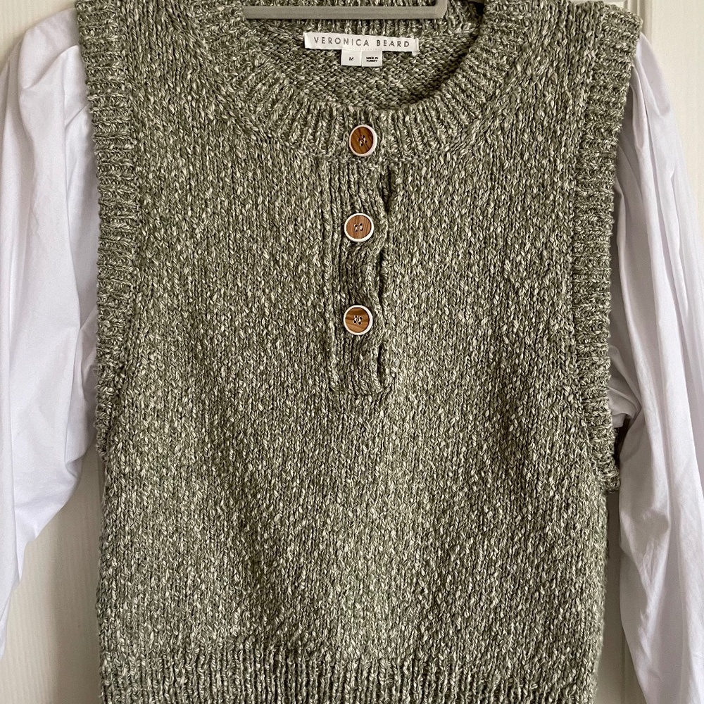 Veronica Beard Mixed Media Sweater SZ M